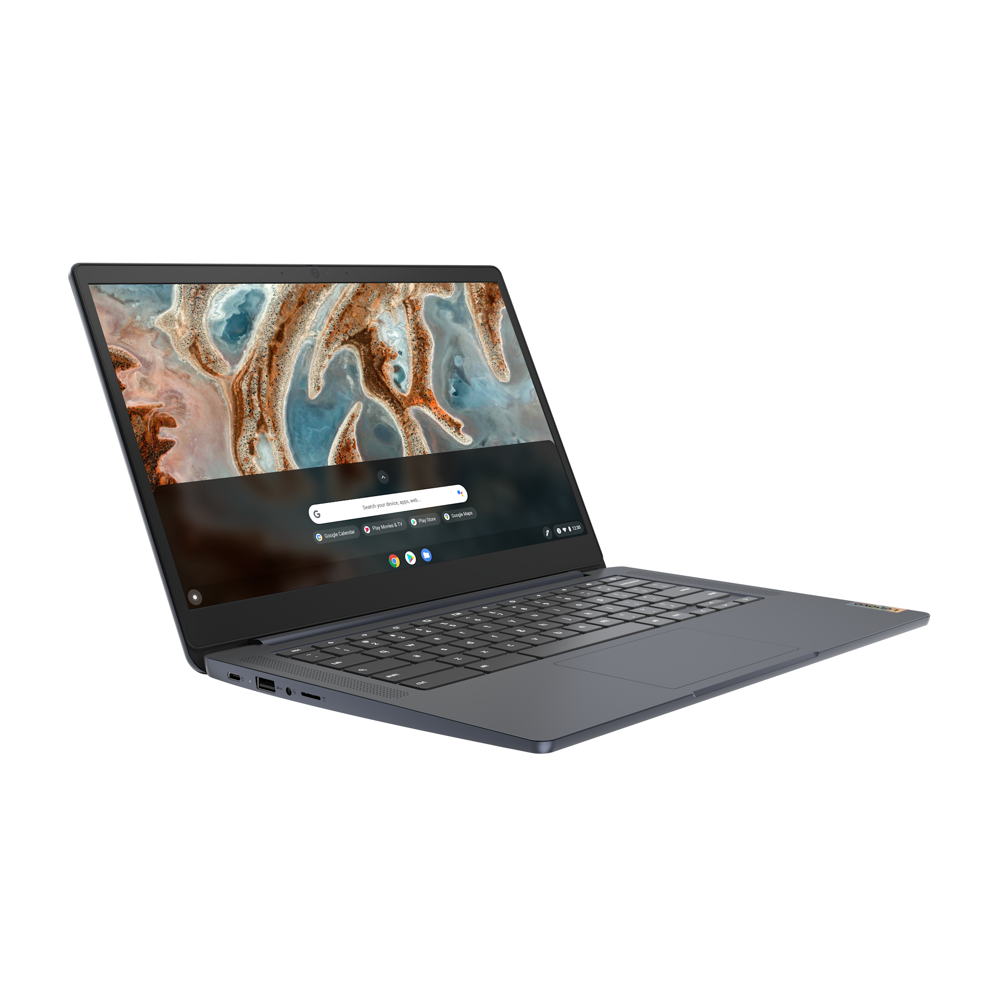 Lenovo IdeaPad 3 Chrome 14M836 MediaTek MT8183 Chromebook 35,6 cm (14") Full HD 8 GB LPDDR4x-SDRAM 64 GB eMMC Wi-Fi 5 (802.11ac) ChromeOS Italiano Blu