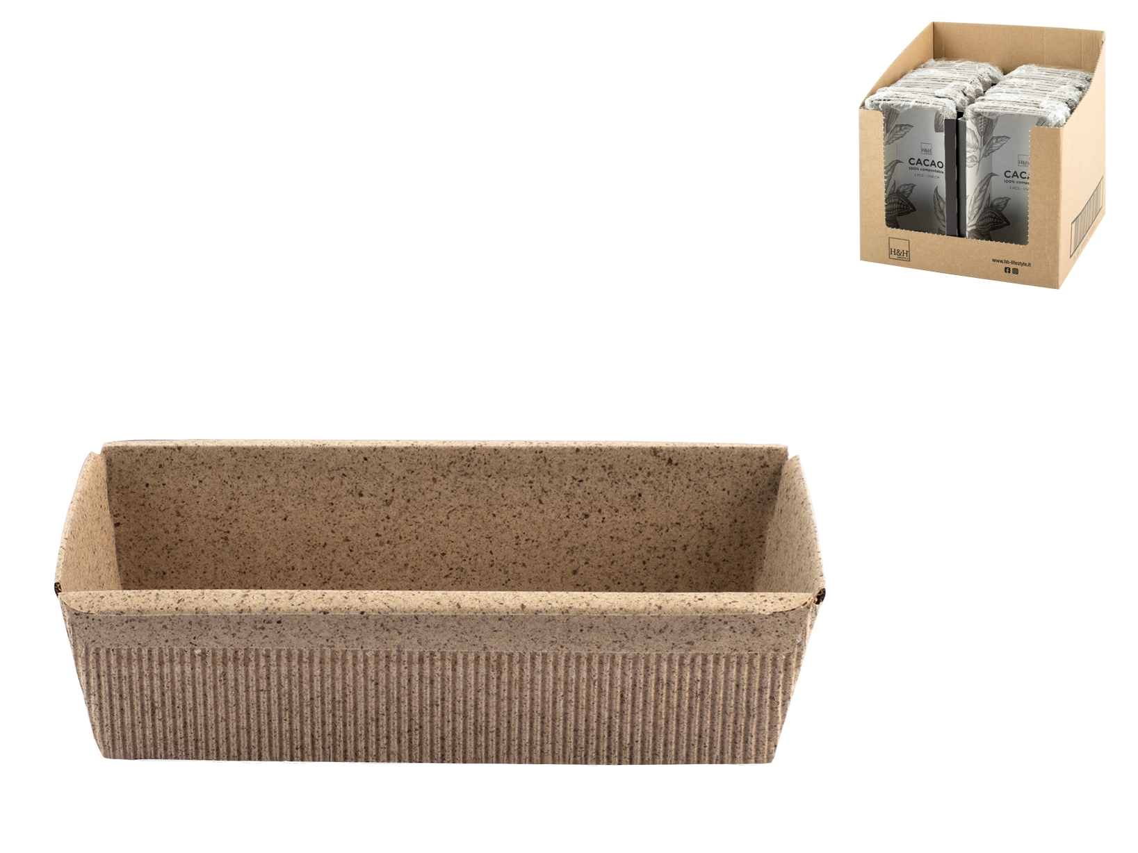  3 STAMPI CACAO PLUMCAKE 17X8X5 