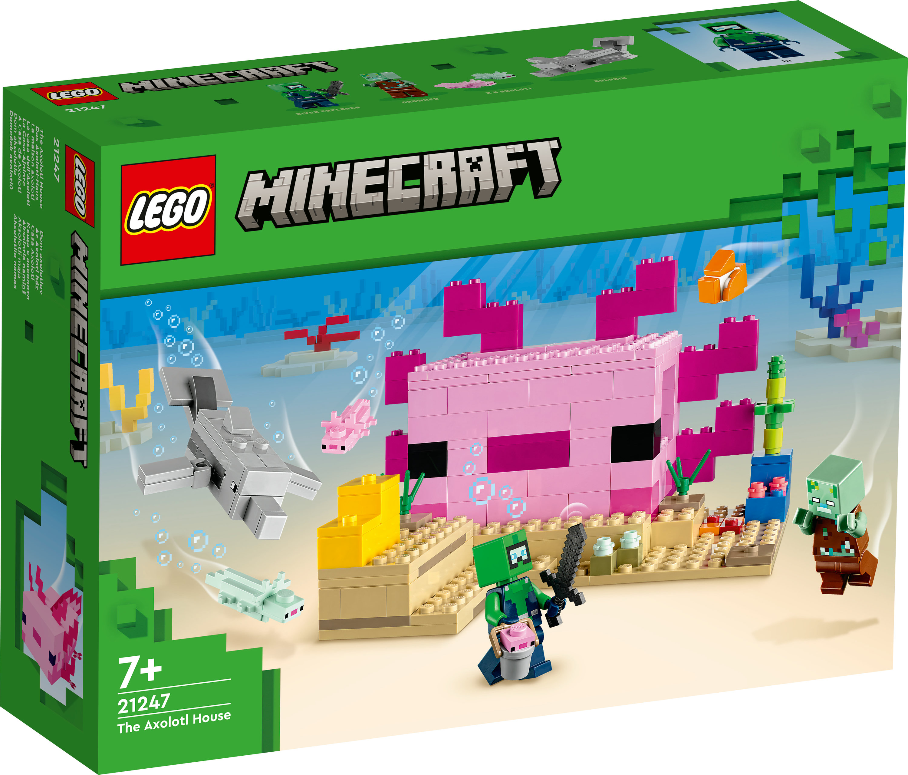 LEGO Minecraft La casa dell&rsquo;Axolotl