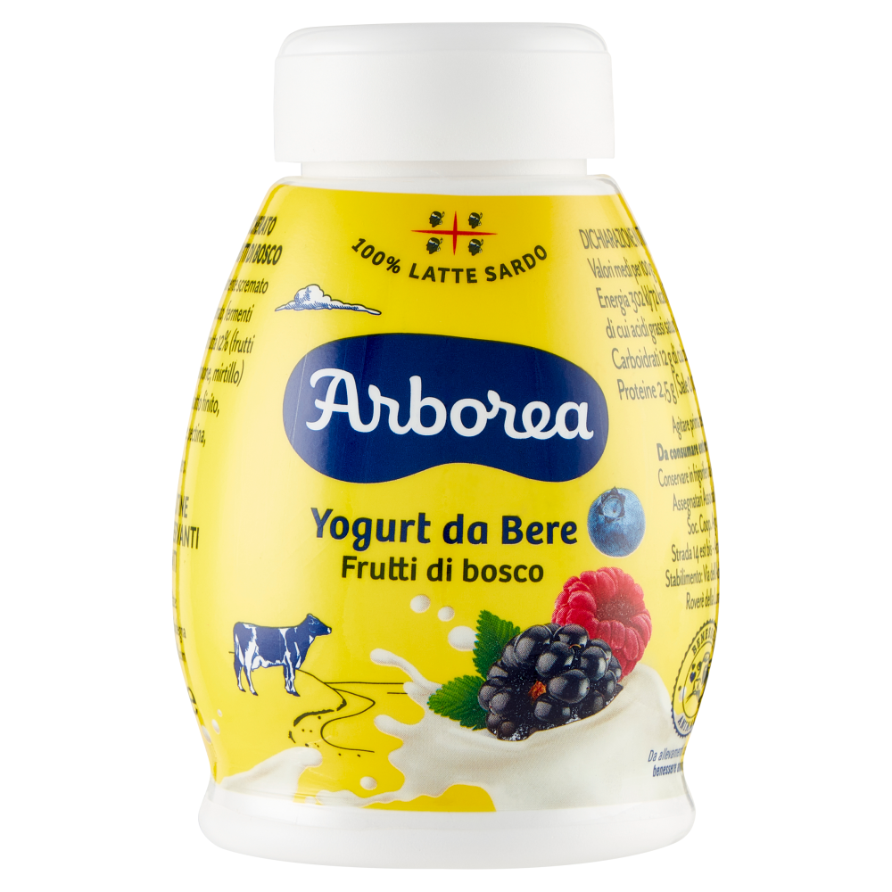Arborea Yogurt da Bere Frutti di bosco 200 g