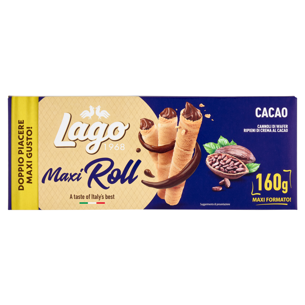 Lago Maxi Roll Cacao 160 g