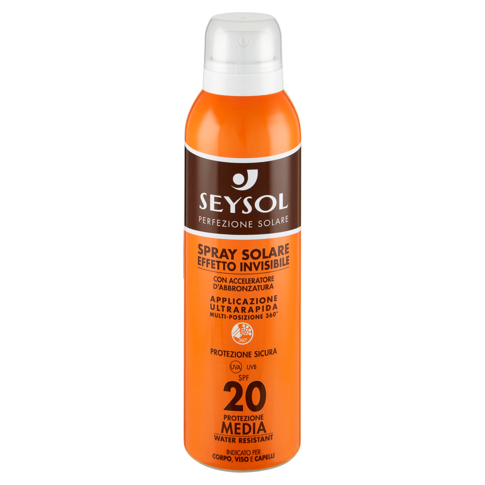 Seysol Spray Solare Effetto Invisibile SPF 20 Protezione Media 150 ml
