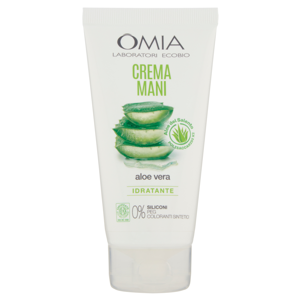 Omia Laboratori Ecobio Crema Mani Idratante aloe vera 75 ml