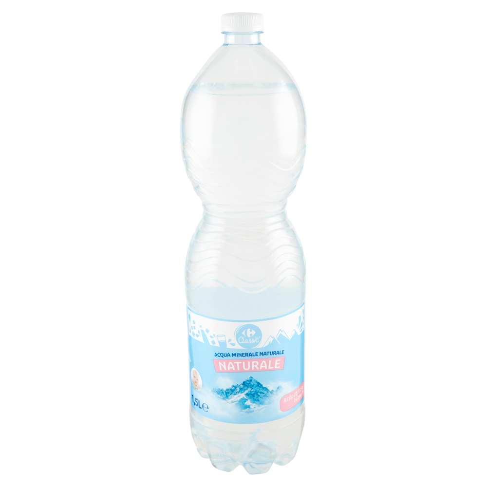 Carrefour Classic Naturale Acqua Minerale Naturale Monviso 1,5 L