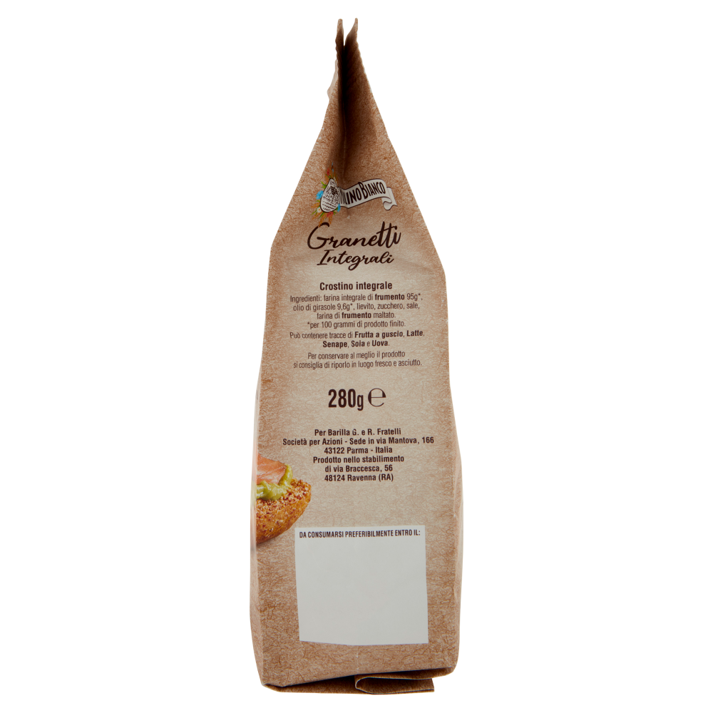 Mulino Bianco Granetti Crostini integrali Ricchi di Fibre 280g 