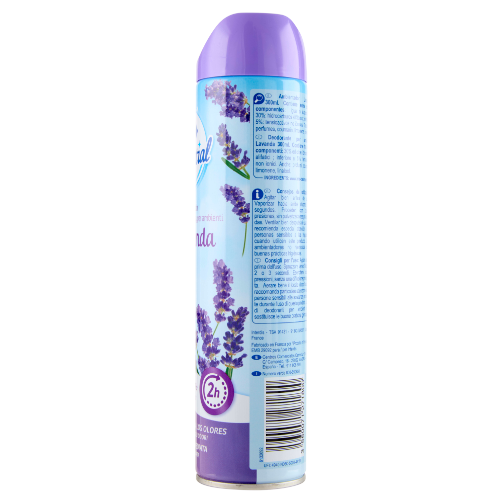 Carrefour Essential Deodorante Spray per ambienti Lavanda 300 ml