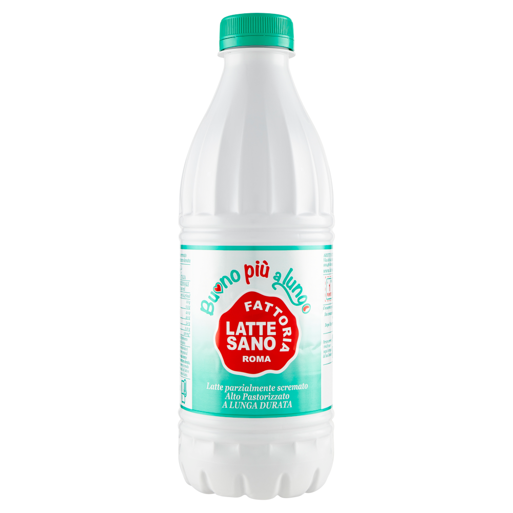 Fattoria Latte Sano Buono pi&ugrave; a lungo Latte parzialmente scremato Alto Pastorizzato Lunga Durata 1 L