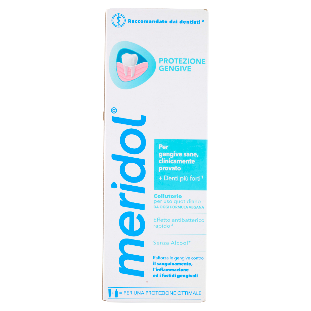 meridol collutorio Protezione Gengive con effetto antibatterico rapido 400 ml