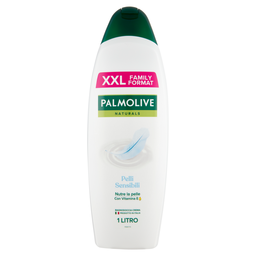 Palmolive bagnoschiuma Naturals Latte Idratante pelli sensibili 1 L
