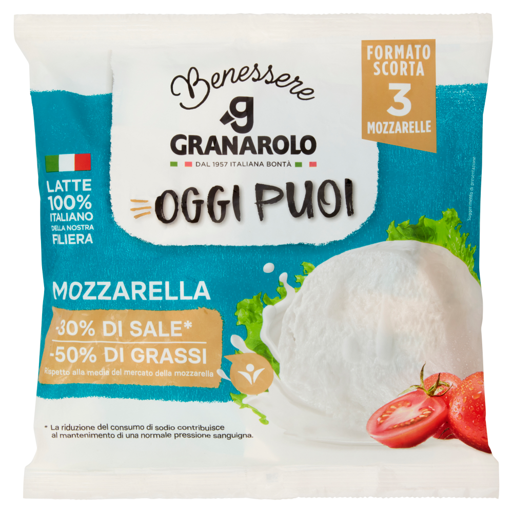 Granarolo Benessere Oggi Puoi Mozzarella 3 x 100 g