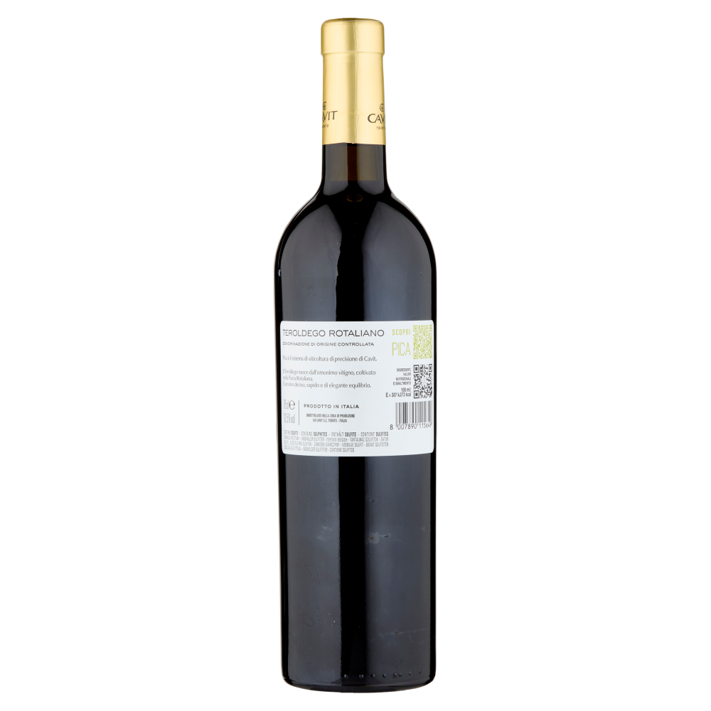 Cavit i Mastri Vernacoli Teroldego Rotaliano DOC 75 cl