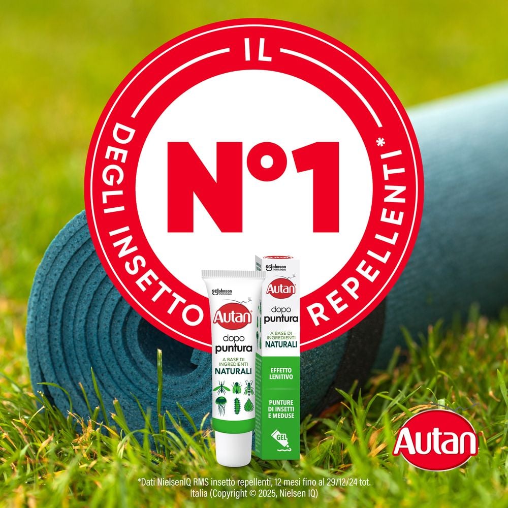 Autan Organic Dopopuntura Antizanzare, Meduse e Vespe, Gel per un Sollievo Immediato, Lenitivo e Rinfrescante, 1 Confezione da 20ml
