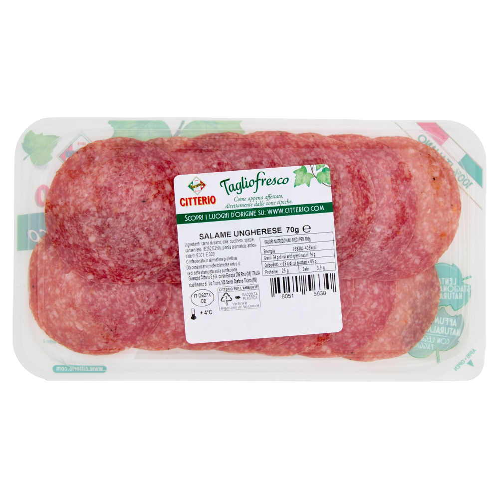 Citterio Tagliofresco il Salame Ungherese 70 g
