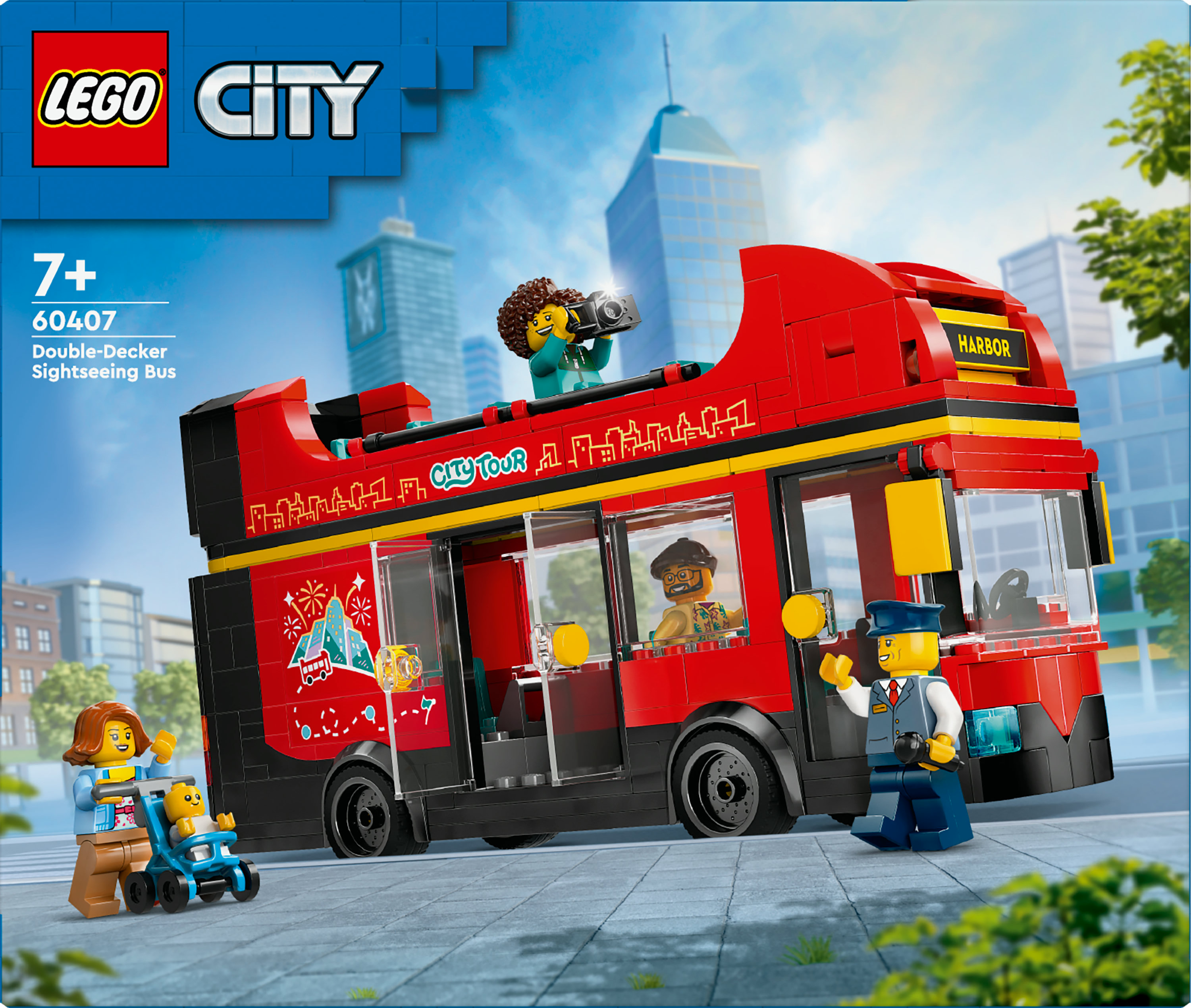 LEGO City Autobus turistico rosso a due piani