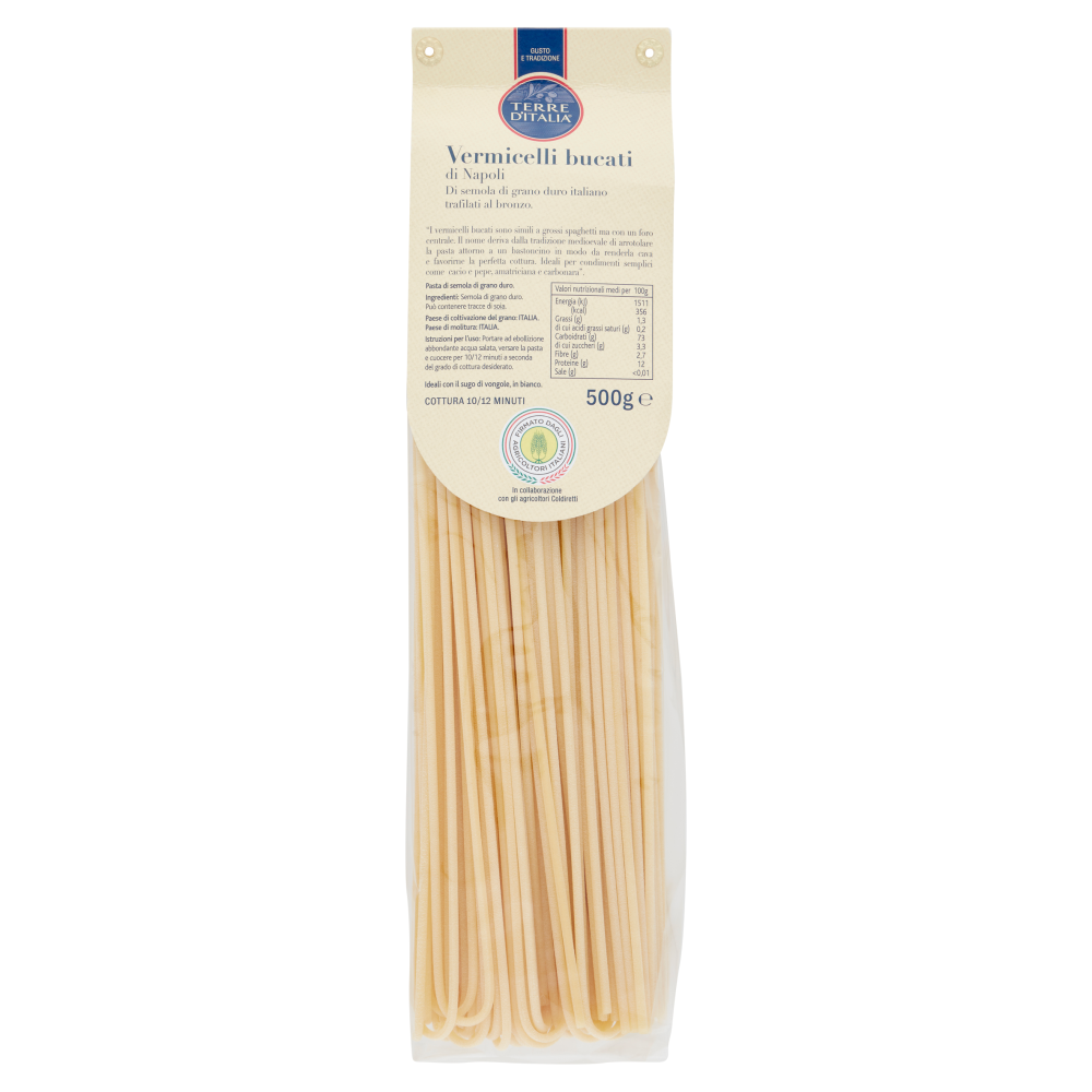Terre d'Italia Vermicelli bucati di Napoli 500 g