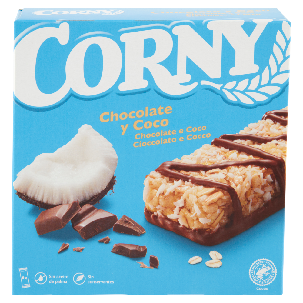 Corny Cioccolato e Cocco 6 x 25 g