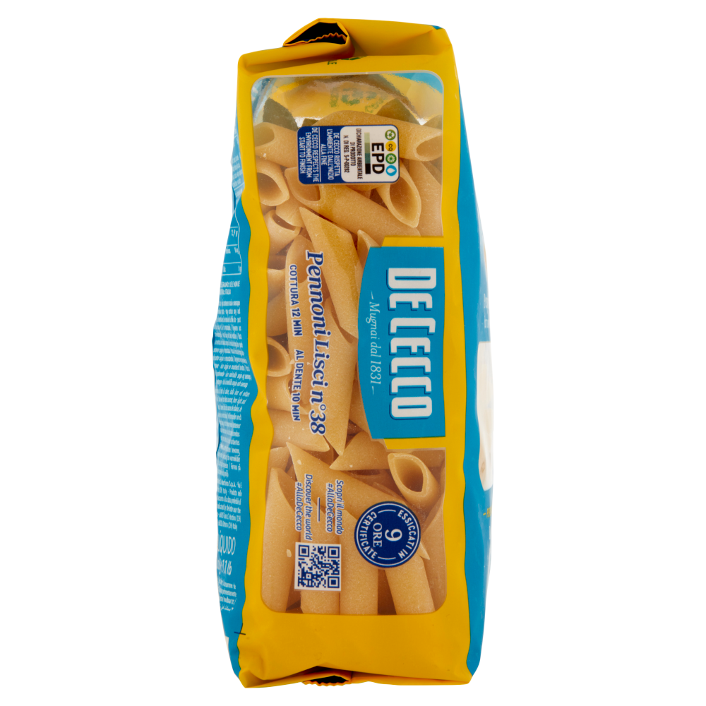 De Cecco Pennoni Lisci n&deg;38 500 g