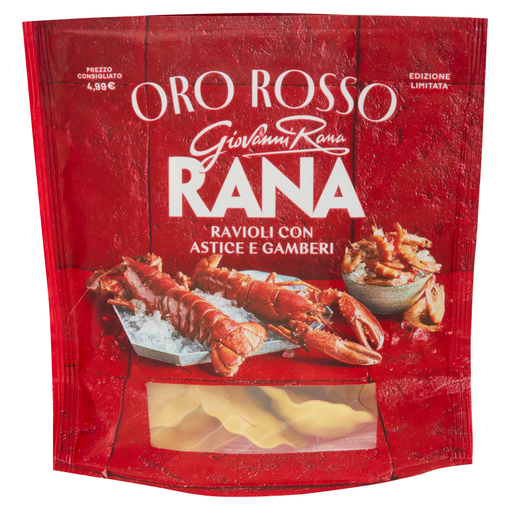Giovanni Rana Oro Rosso Ravioli con Astice e Gamberi 250 g