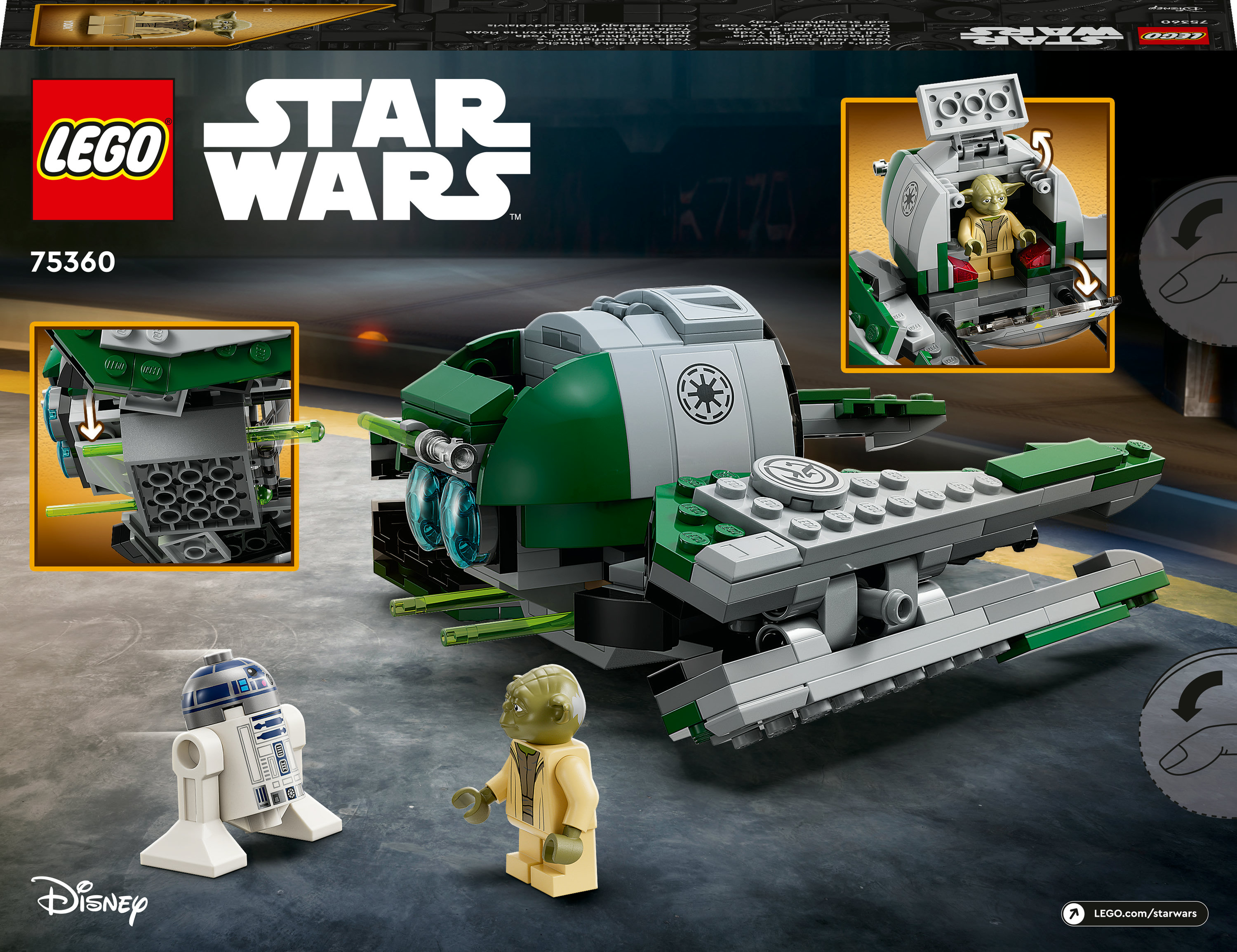 LEGO Star Wars Jedi Starfighter™ di Yoda