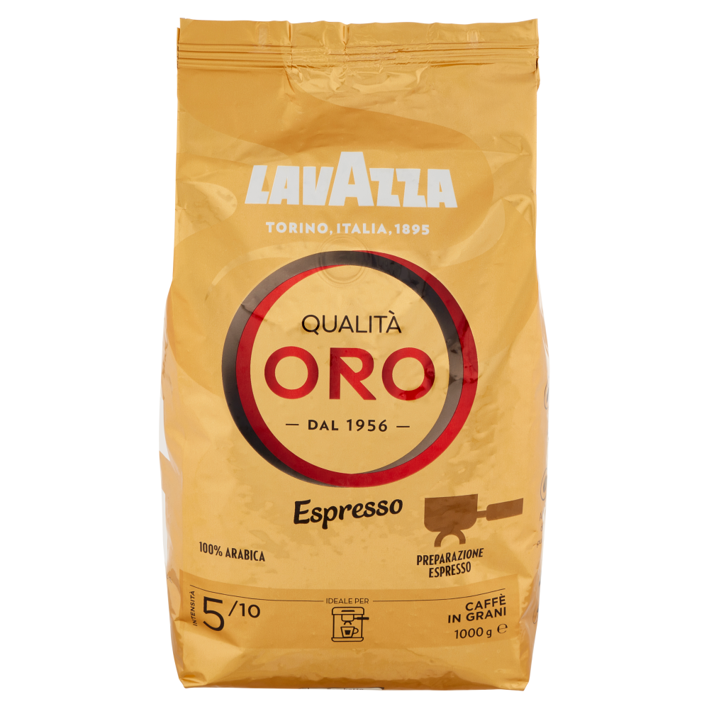 Lavazza Qualità Oro Espresso Caffè in Grani 1000 g