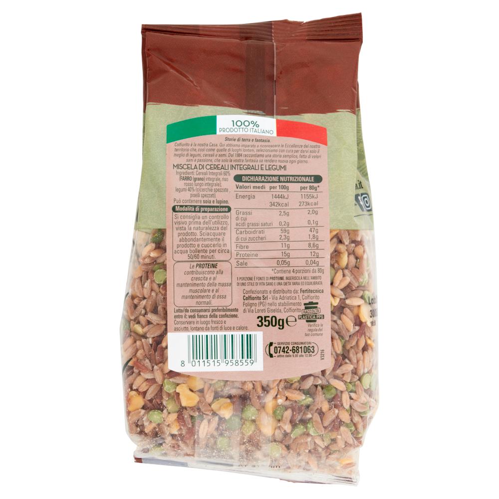 Colfiorito Integrale Cereali Integrali e Legumi 350 g
