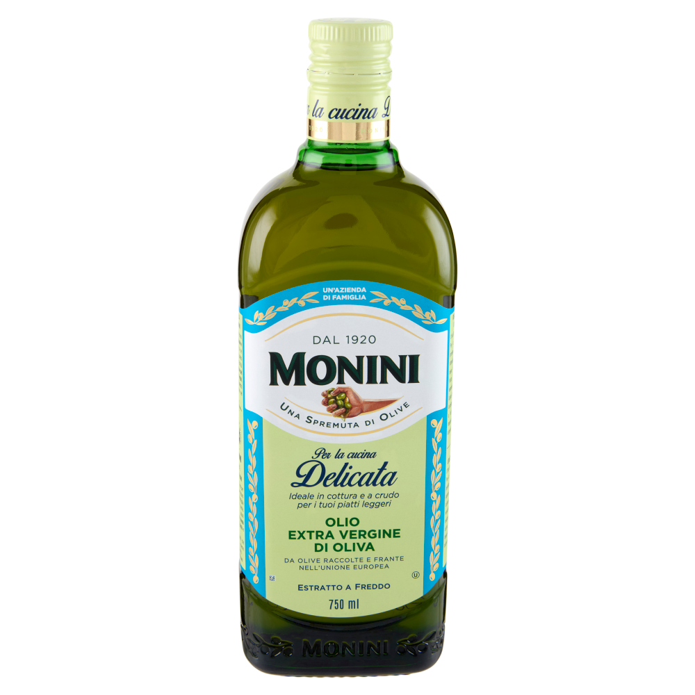 Monini per la cucina Delicata Olio Extra Vergine di Oliva 750 ml