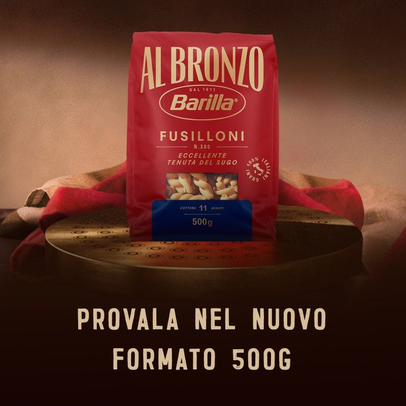 Barilla Al Bronzo Pasta Fusilloni 500g