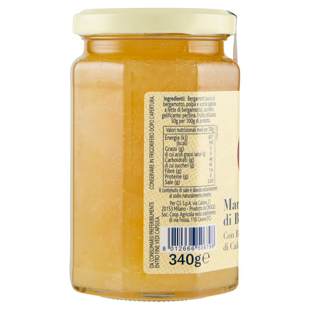 Terre d'Italia Marmellata di Bergamotti 340 g