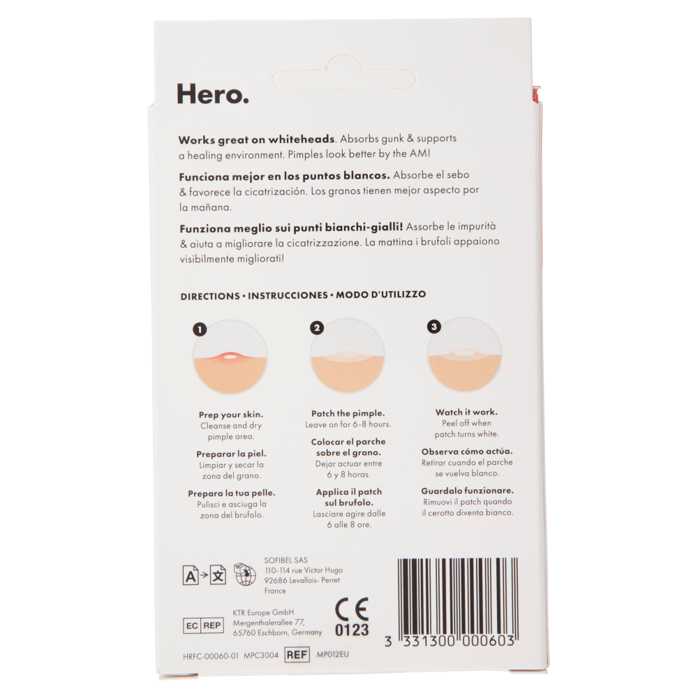 Hero. Mighty Patch the Original Cerotti Idrocolloidali 24 pz