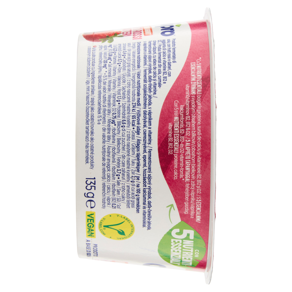 ALPRO Alternativa Vegetale allo Yogurt, Frutti Rossi, Senza Lattosio, Senza Conservanti, 135g