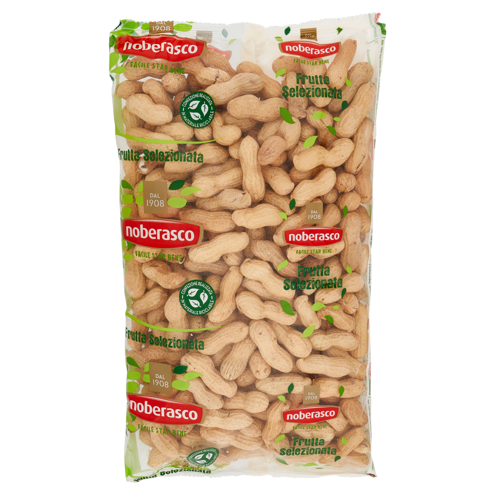 noberasco Frutta Selezionata Arachidi in Guscio Tostate 750 g