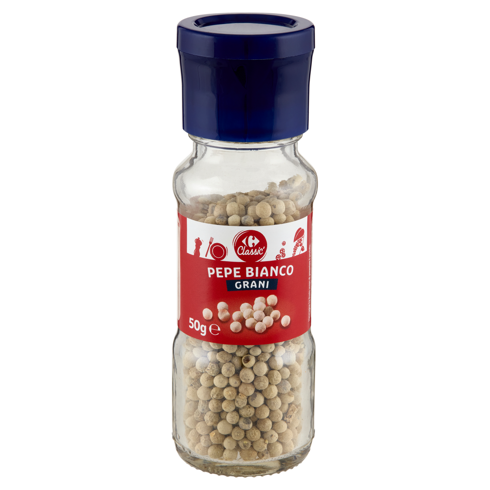 Carrefour Classic Pepe Bianco Grani 50 g