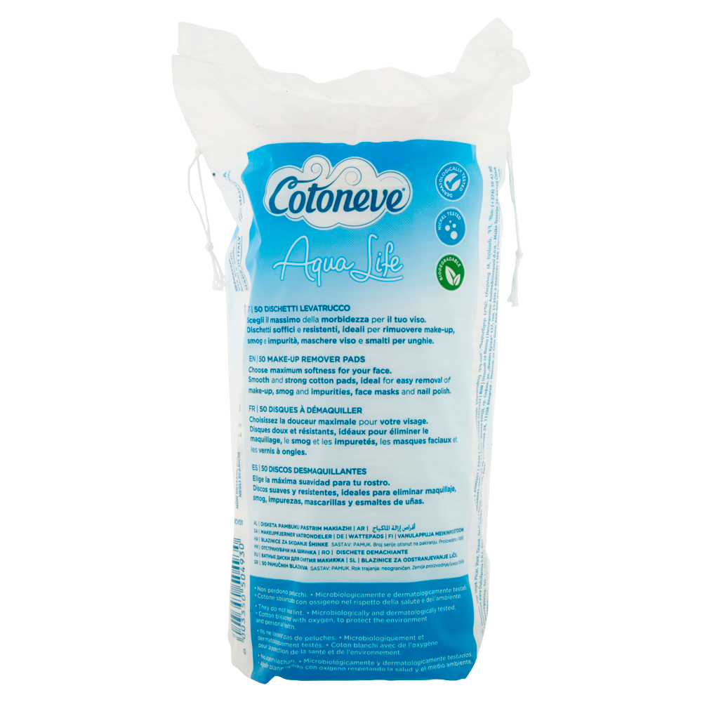 Cotoneve Aqua Life Dischetti Levatrucco 50 pz