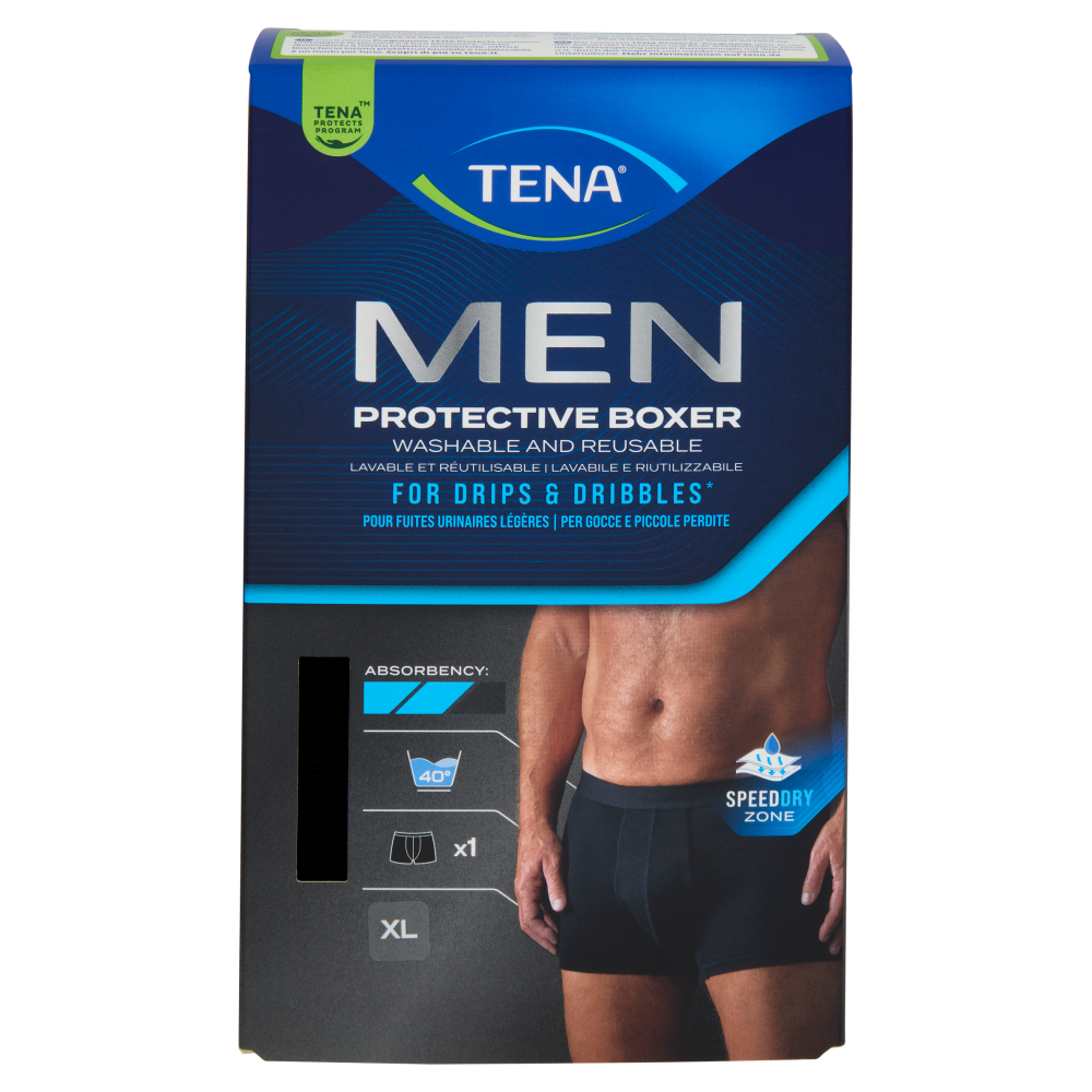 Tena Men Protective Boxer XL Nero 1 pz
