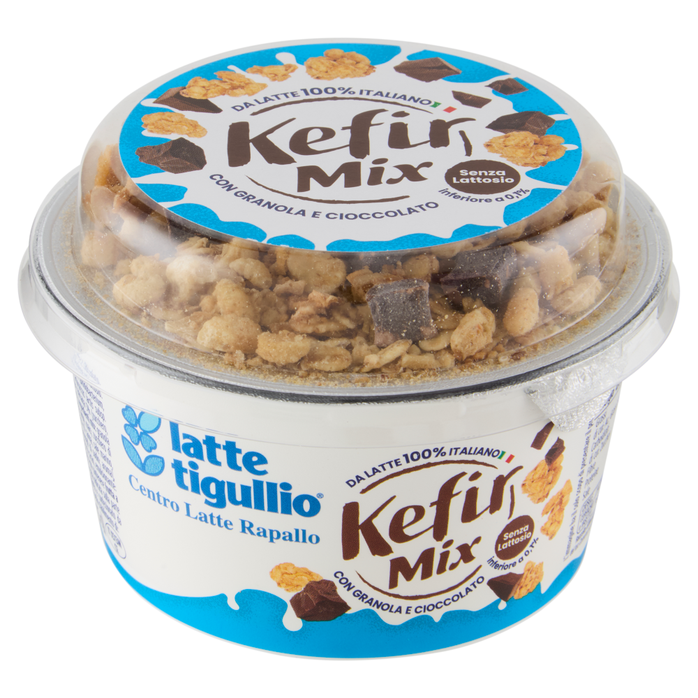 latte tigullio Kefir Mix con Granola e Cioccolato Senza Lattosio 150 g