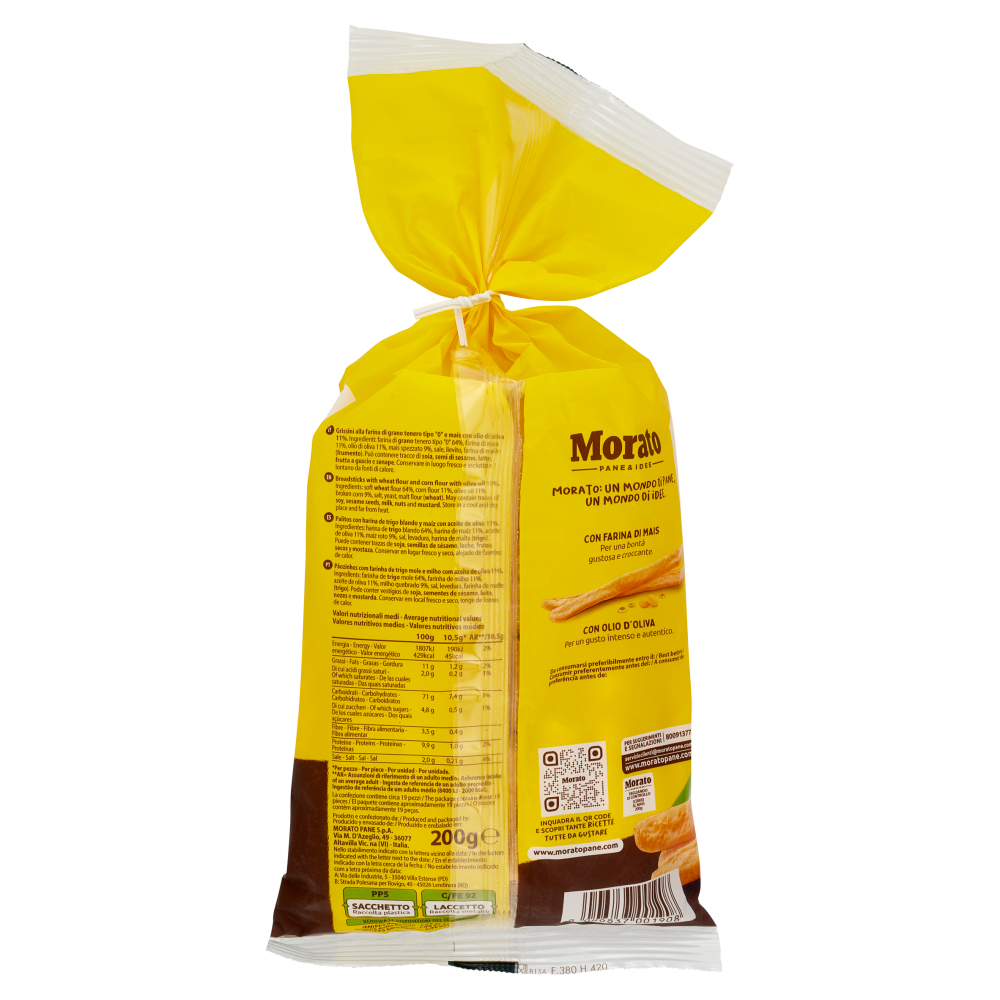 Morato Scrikki con Mais e Olio d'Oliva 200 g