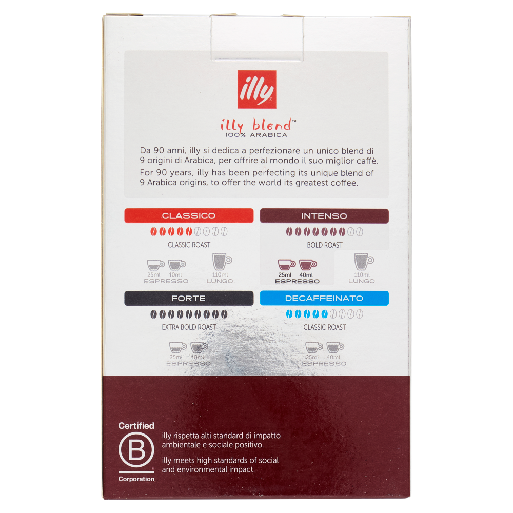 illy Intenso Espresso Capsule Compatibili con le Macchine Nespresso* 30 Capsule in Alluminio 171 g