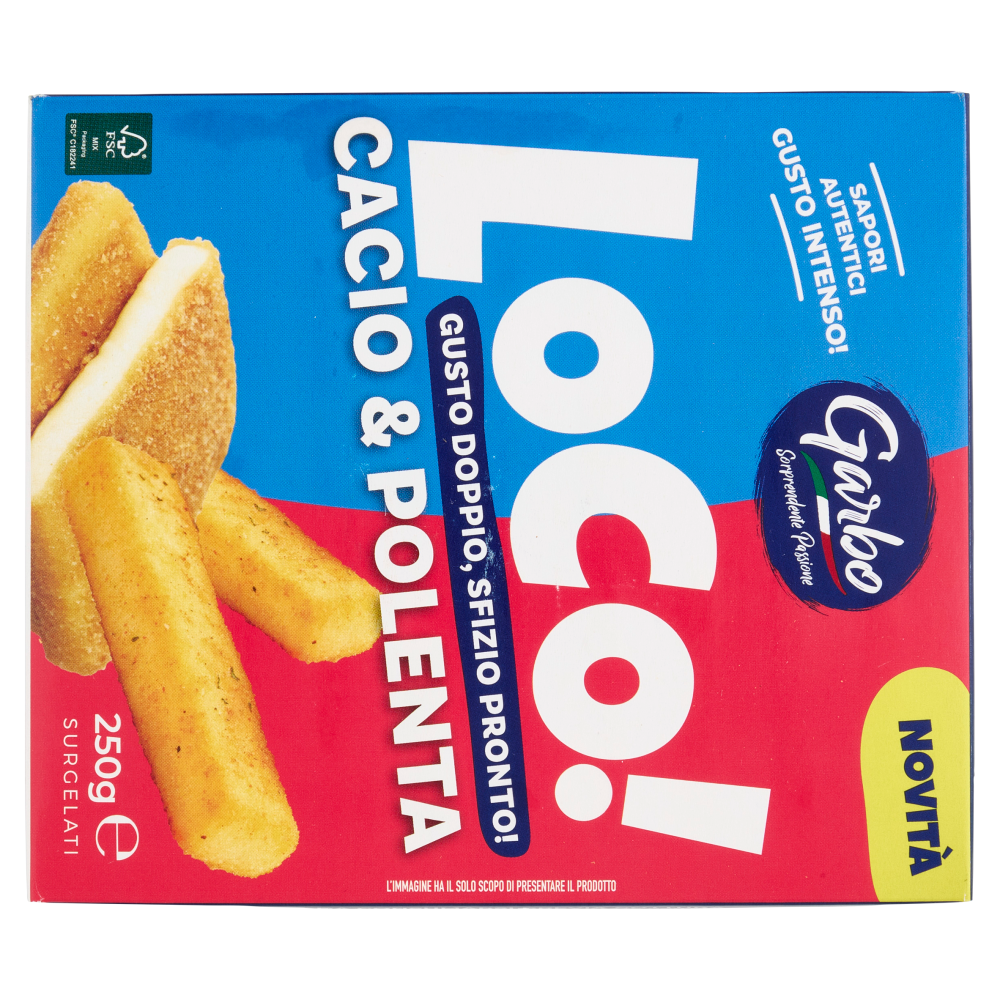 Garbo Loco! Cacio & Polenta Surgelati 250 g