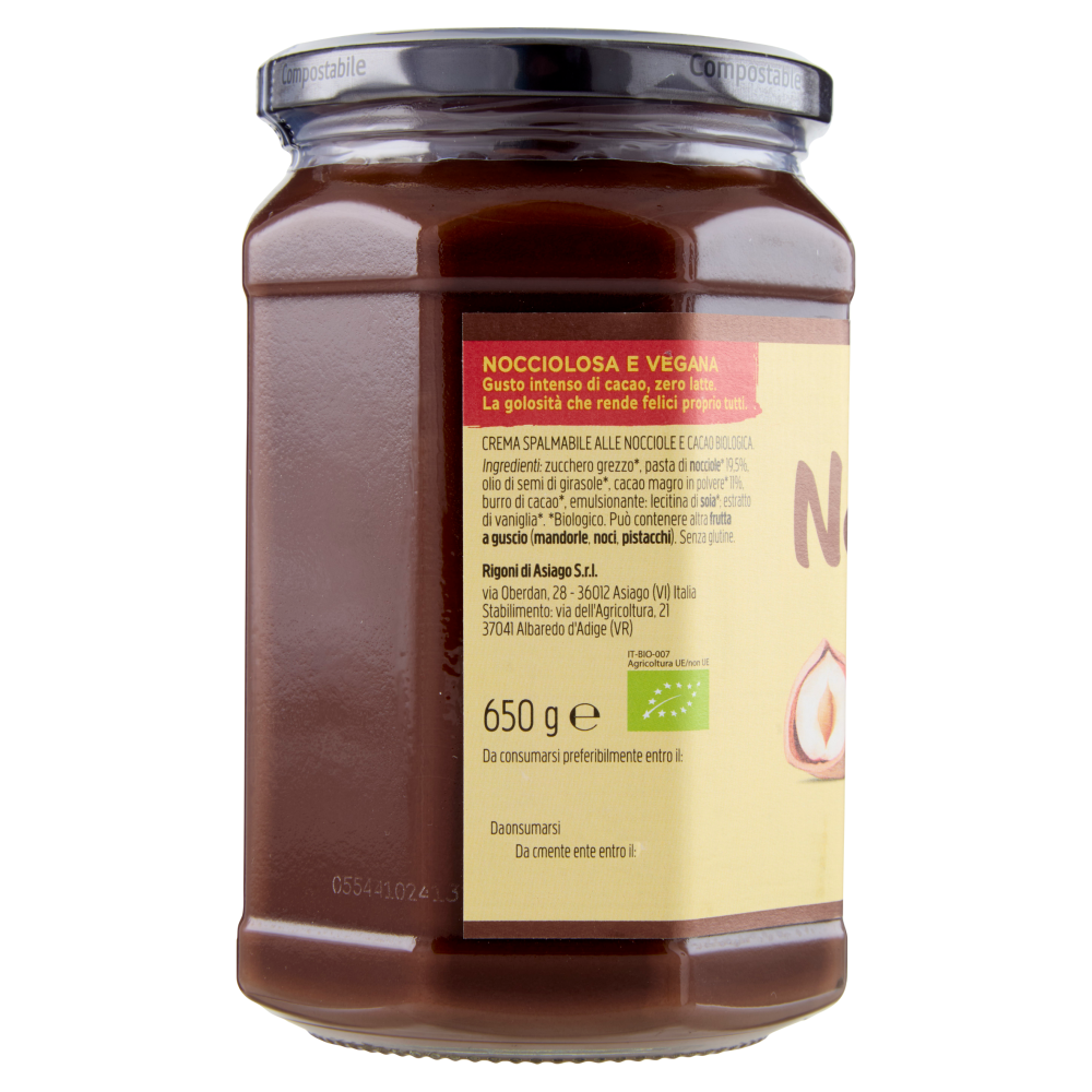 Rigoni di Asiago Nocciolata la Dark Senza Latte bio 650 g