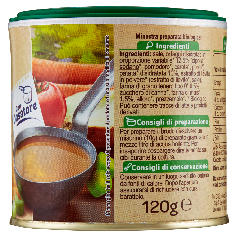 Carrefour Bio Brodo granulare Vegetale biologico 120 g