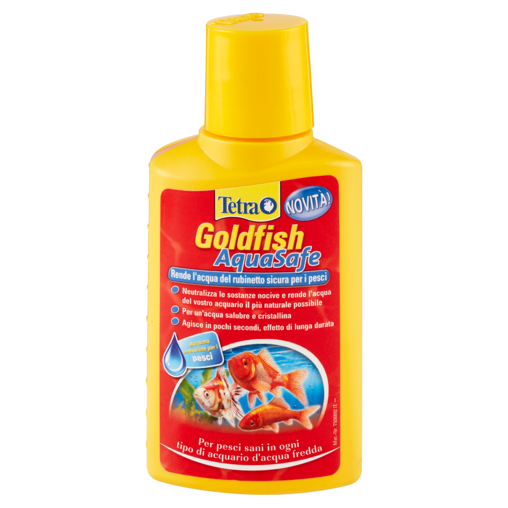 Tetra Goldfish AquaSafe per pesci sani in ogni tipo di acquario d'acqua fredda 100 ml