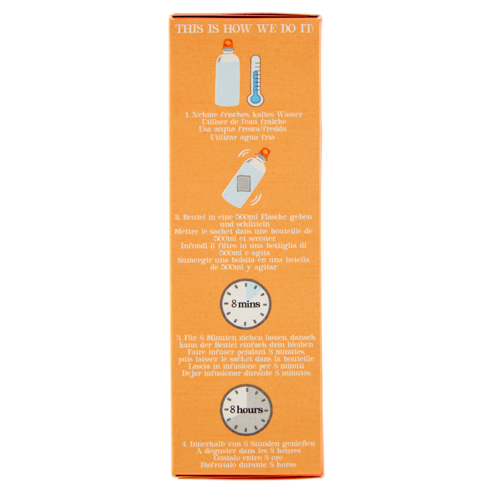 CUPPER Infuso a freddo Biologico di Limone, Zenzero e Curcuma 10 bustine