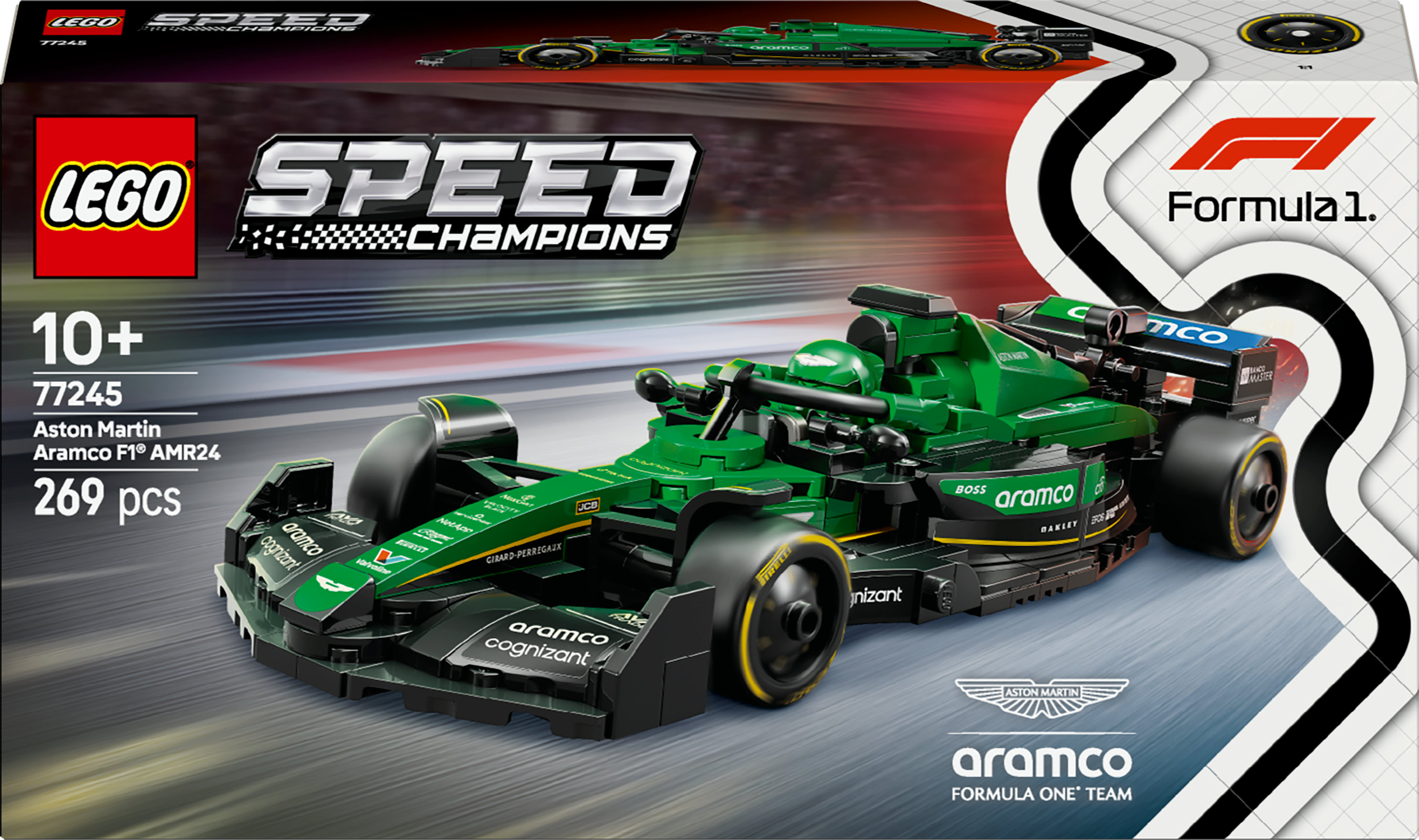 LEGO Speed Champions Auto da corsa Aston Martin Aramco F1® AMR24