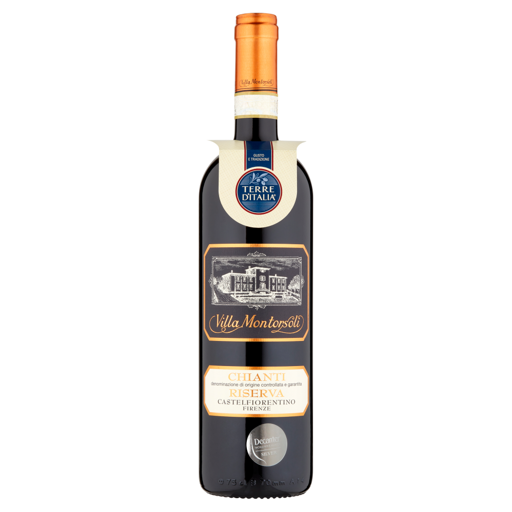 Terre d'Italia Villa Montorsoli Chianti docg Riserva Castelfiorentino Firenze 75 cl