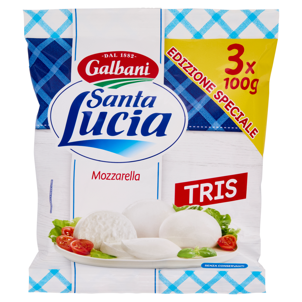 Galbani Santa Lucia Mozzarella Tris 3 x 100 g
