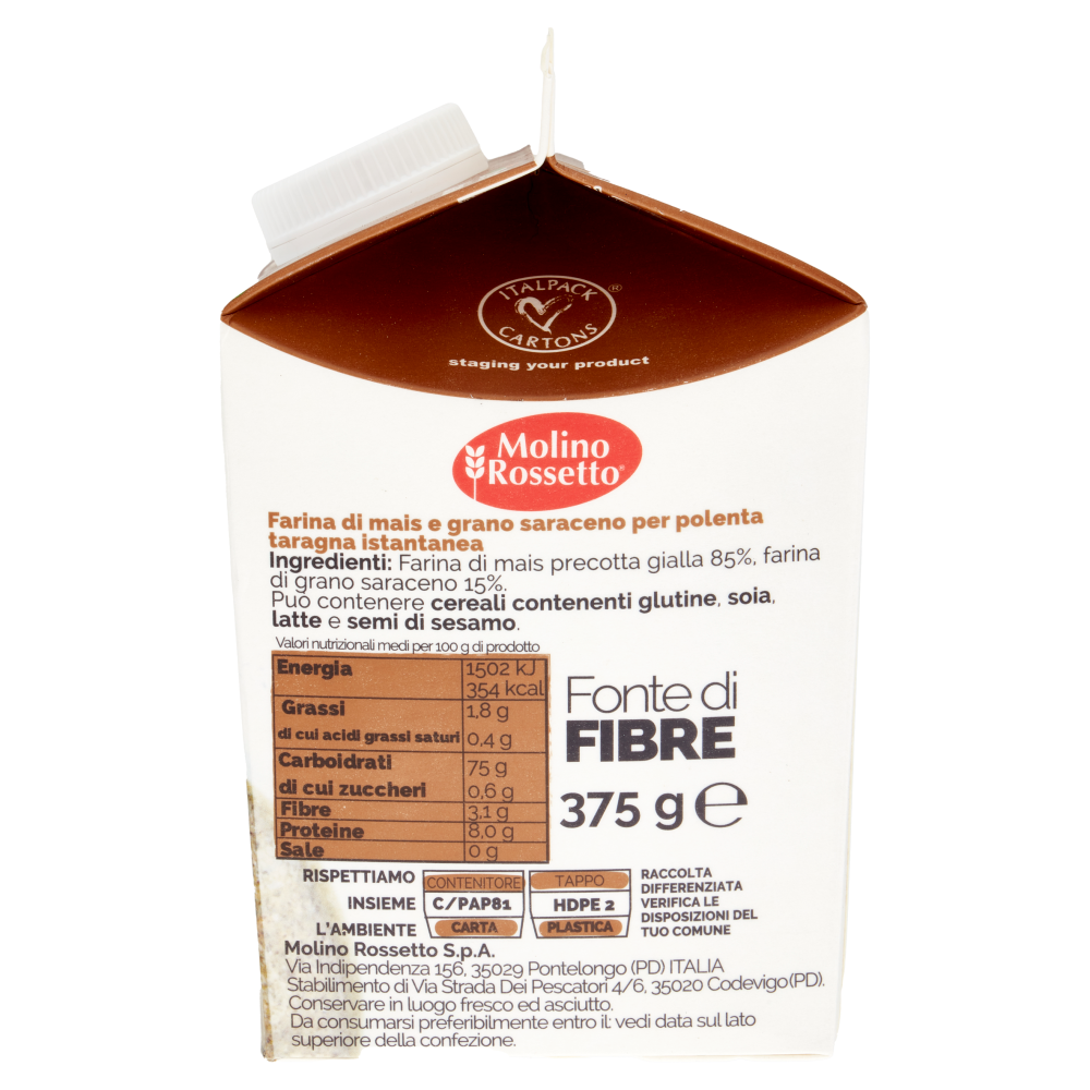 Molino Rossetto Polenta Taragna istantanea 375 g