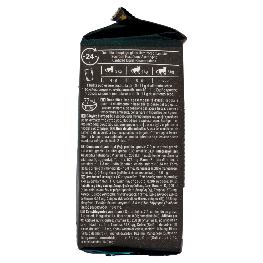 Sheba Délices du Jour Cibo Umido Gatto in Salsa con Tonno, Merluzzo e pesce bianco 6 x 50 g