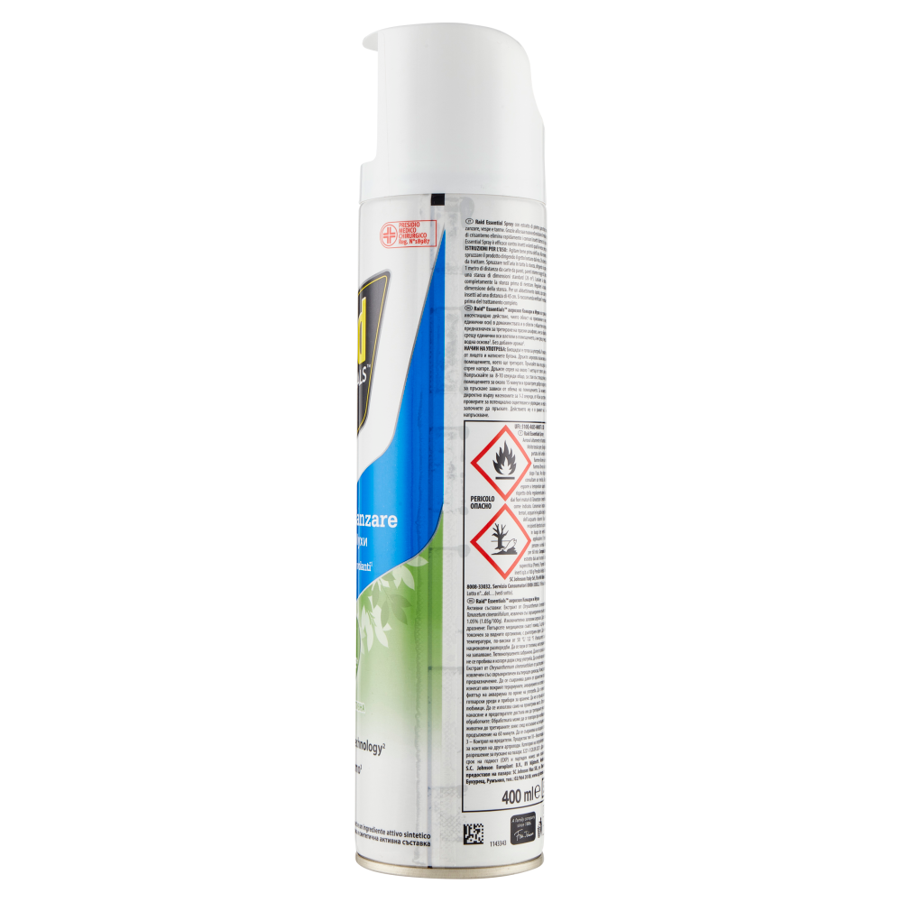 Raid Essentials Mosche e Zanzare, 400 ml