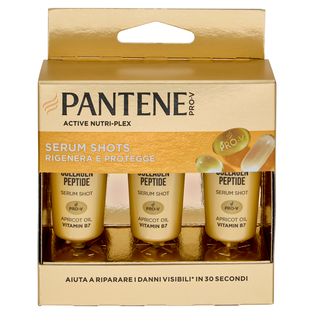 Pantene Pro-V Rigenera e Protegge Serum Shots Active Nutri-Plex 3 x 15 ml