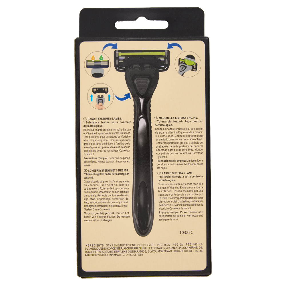 Carrefour Men Perfect 5 Rasoio 1 pz